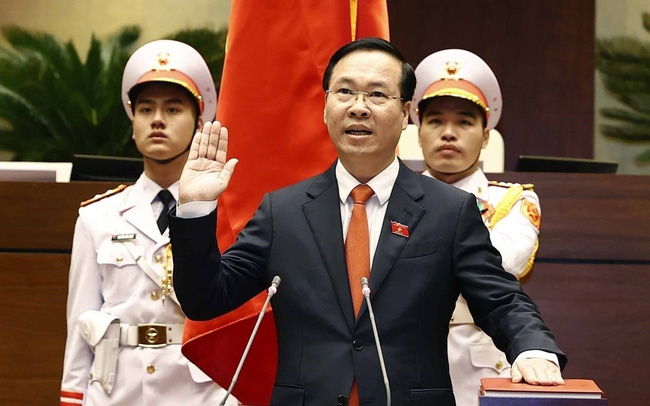 Loi tuyen the cua tan Chu tich nuoc Vo Van Thuong hinh anh