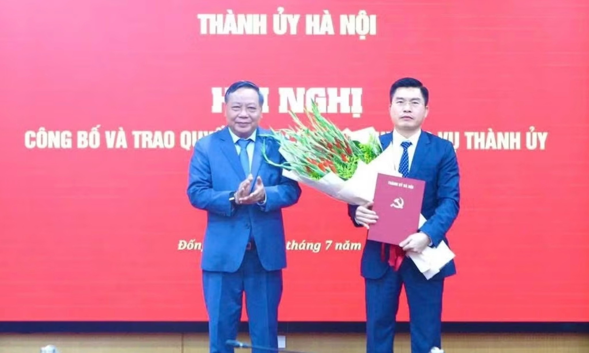 Quyết định của Ban Thường vụ Thành ủy Hà Nội về công tác cán bộ