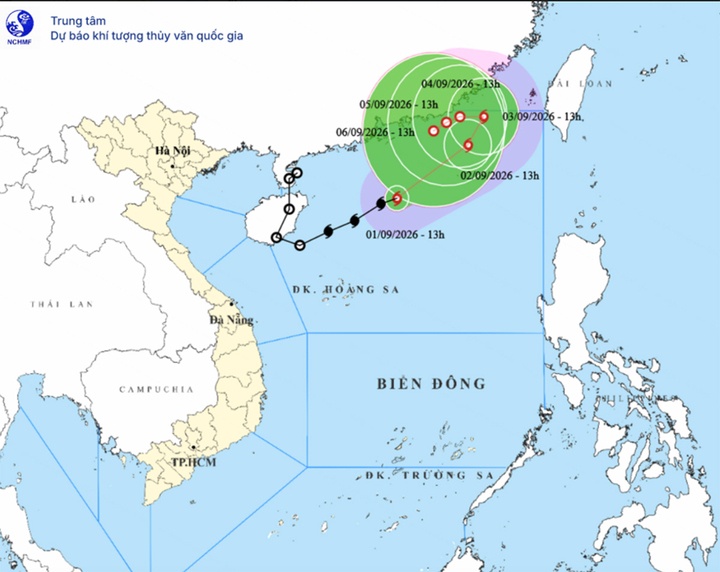 Thông tin mới nhất về bão số 5
