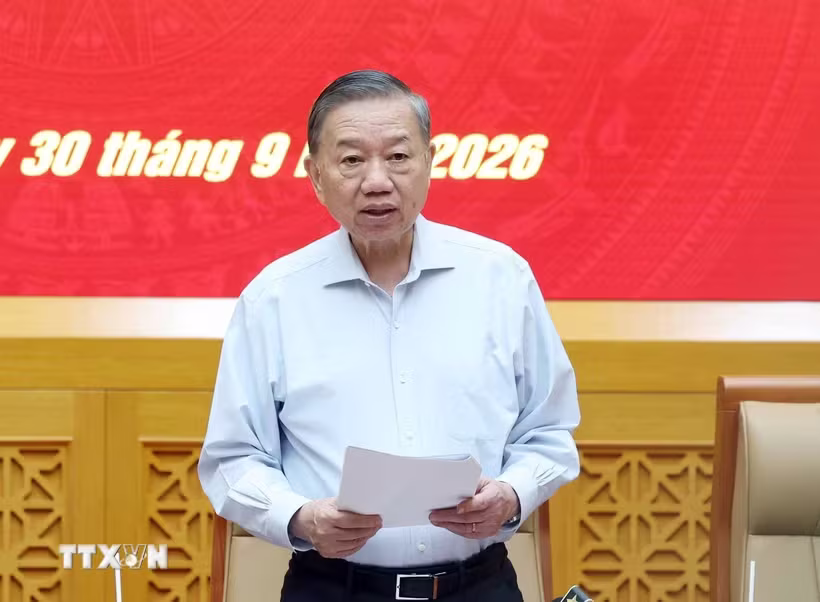 Tổng Bí thư, Chủ tịch nước Tô Lâm chủ trì Hội nghị Quân ủy Trung ương