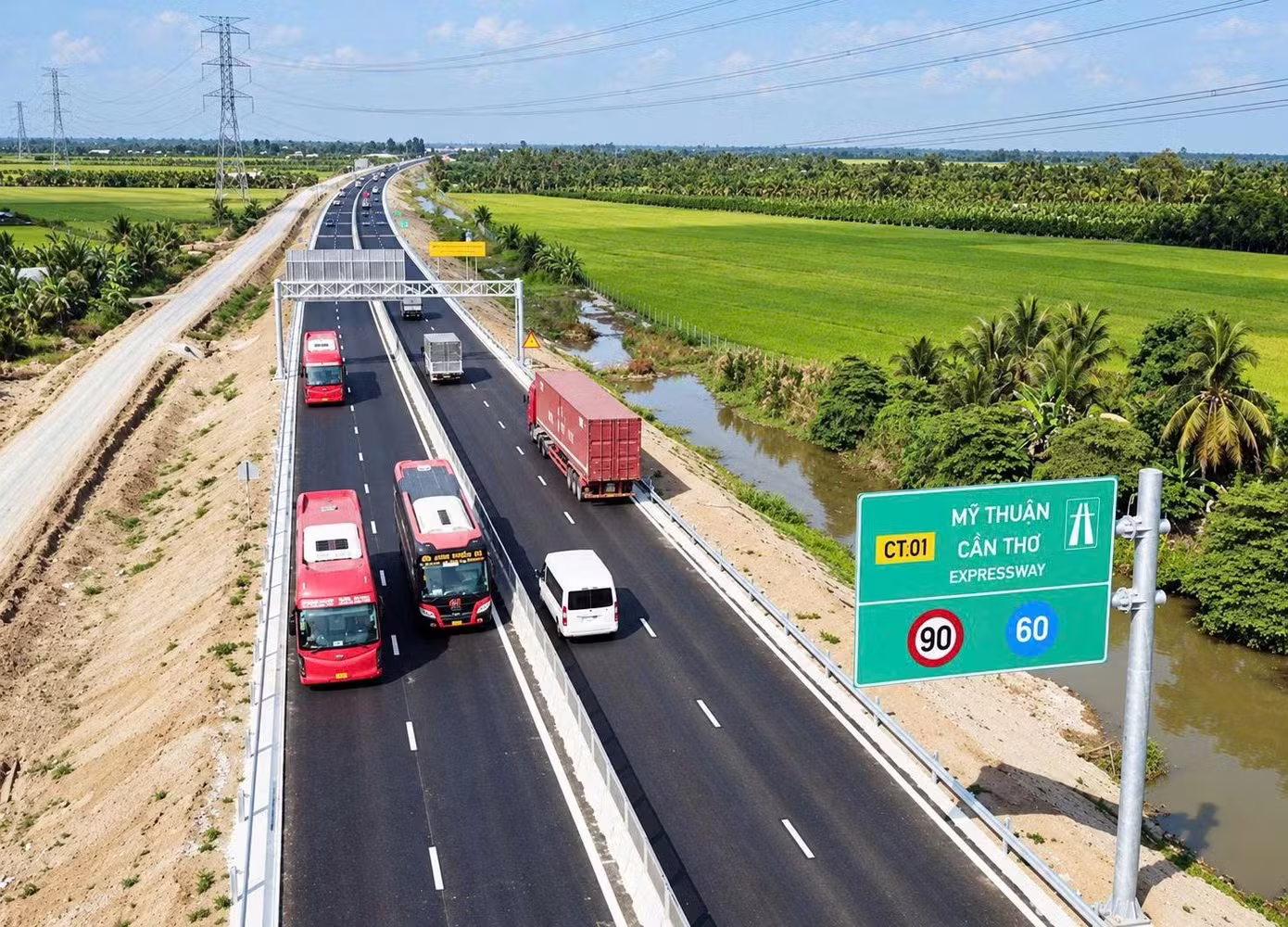 Tạm đóng cao tốc Mỹ Thuận - Cần Thơ một số khung giờ