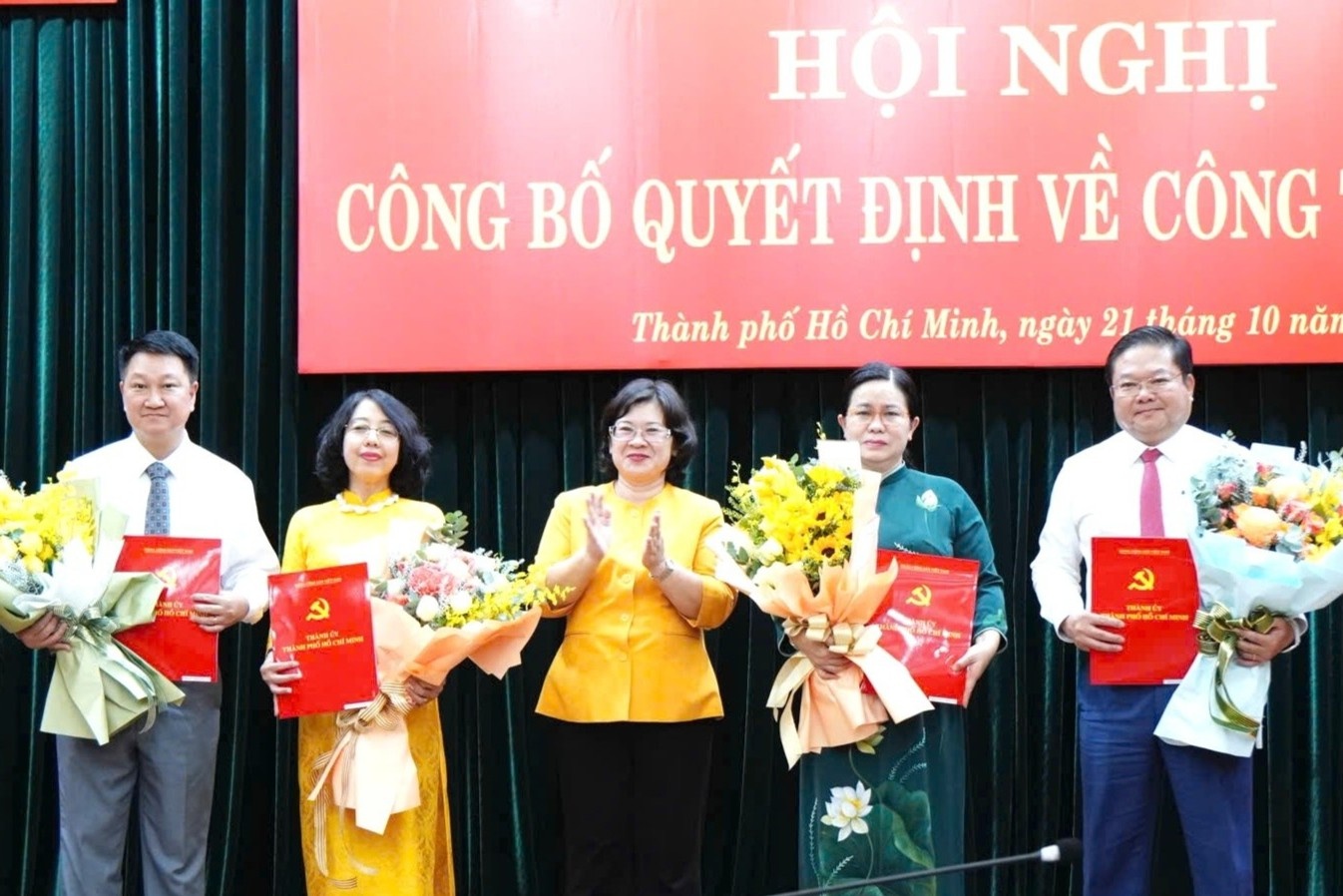Ban Thường vụ Thành ủy TP.HCM điều động nhiều cán bộ