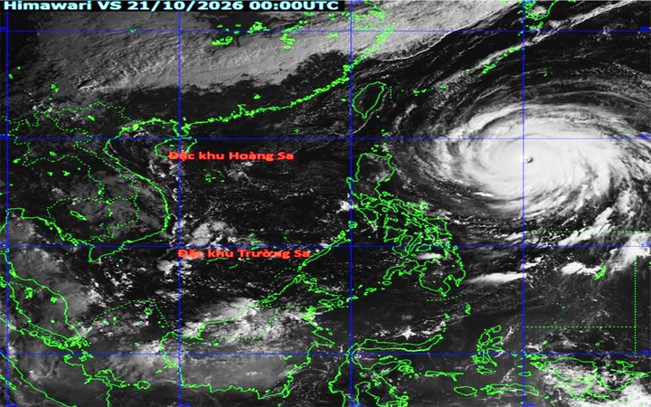 Siêu bão Champi mạnh cấp 17, mắt bão rộng 80 km