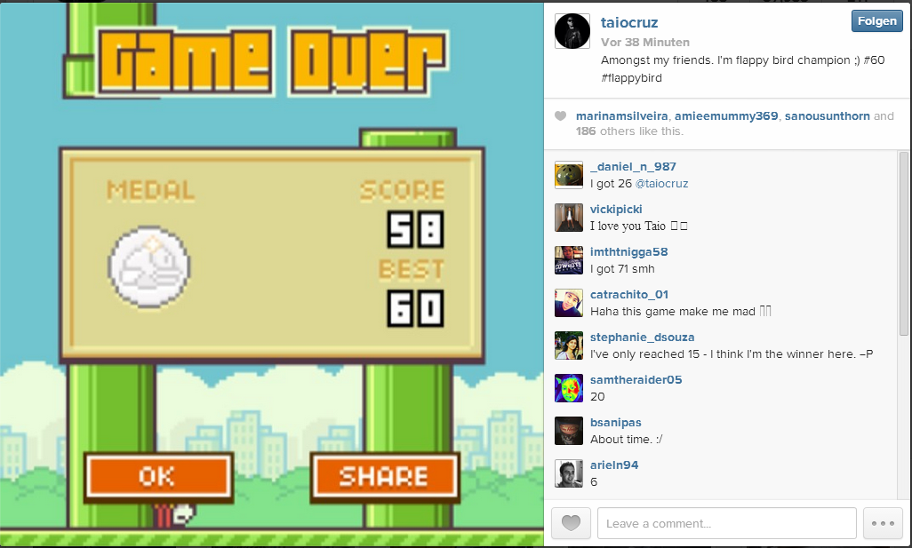 Con sot Flappy Bird da vuon den kinh do Hollywood hinh anh