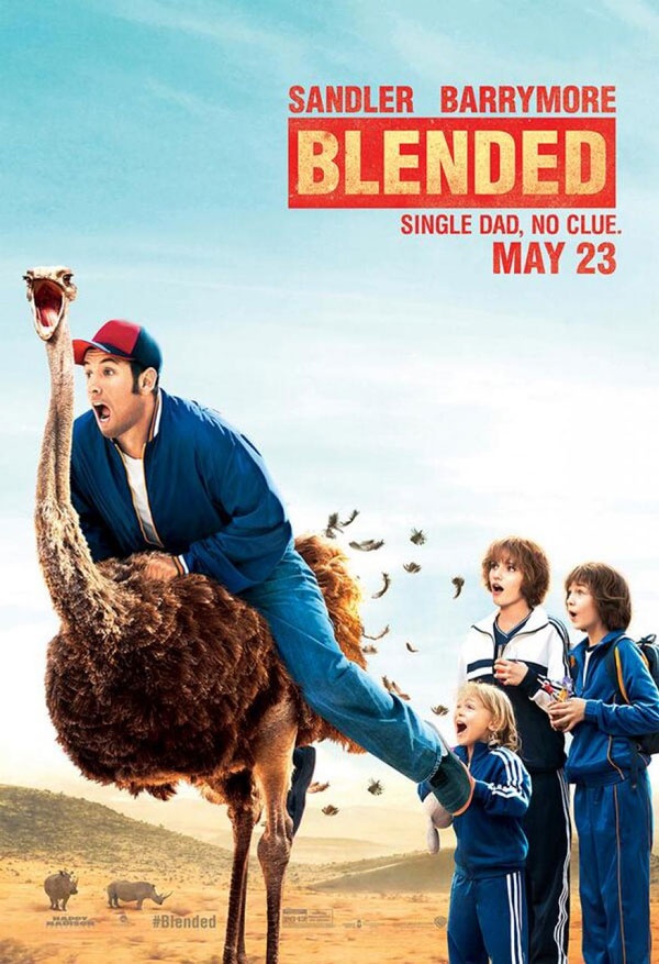 Tạo hình của Adam Sandler trong Blended.