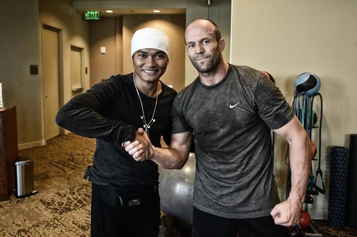 Tony Jaa và Jason Statham, hai diễn viên mới trong Fast & Furious 7.