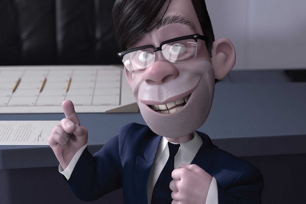 Nhân vật Gilbert Huph, sếp Mr. Incredible, được lồng tiếng bởi Wallace Shawn. Ông cũng là người lồng tiếng cho nhân vật khủng long Rex trong tất cả các tập phim Toy Story của Pixar.