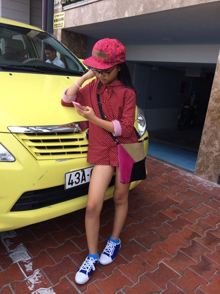 Hình ảnh mới của Phương Mỹ Chi ở Đà Nẵng.