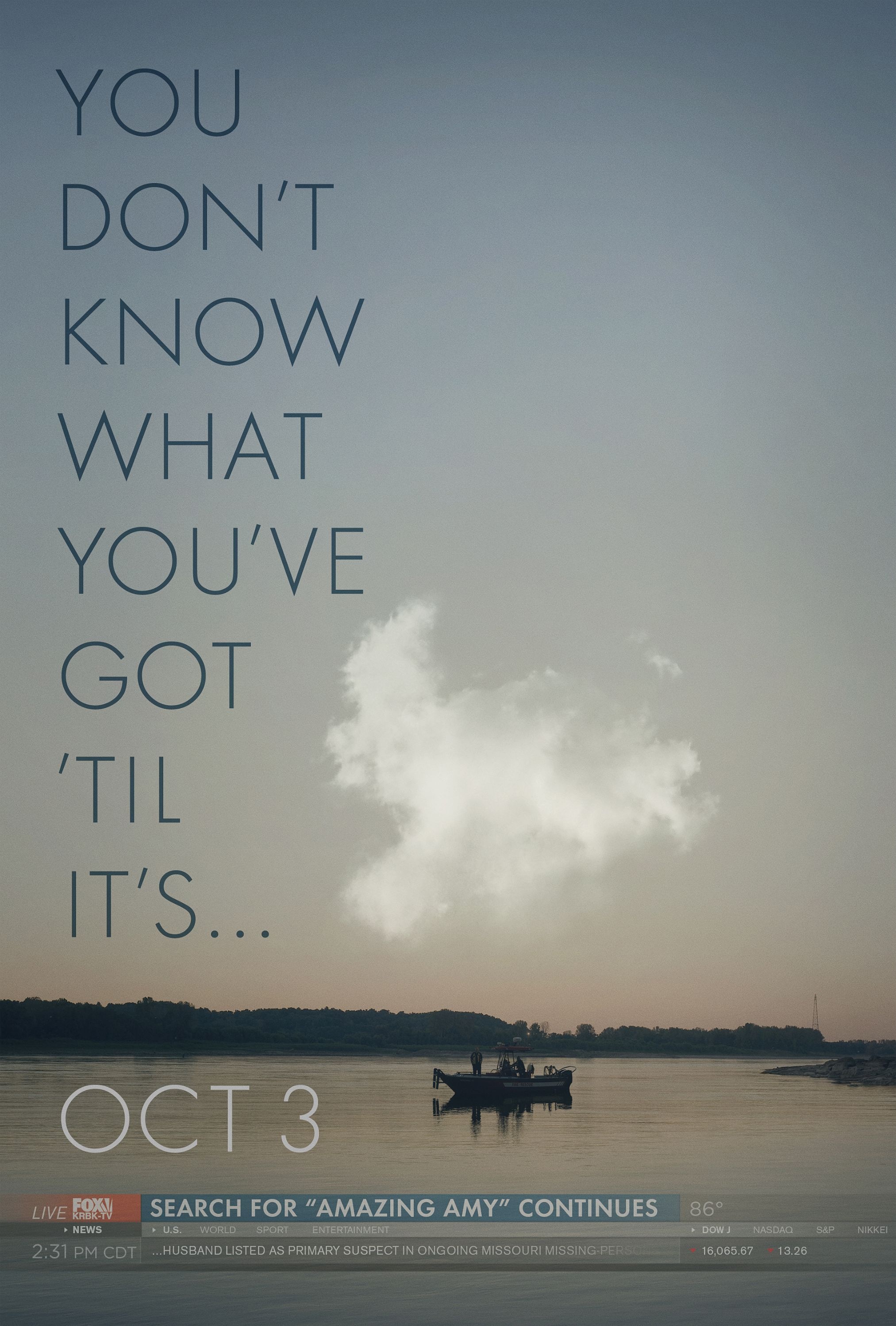 Poster chính thức đầu tiên từ Gone Girl.