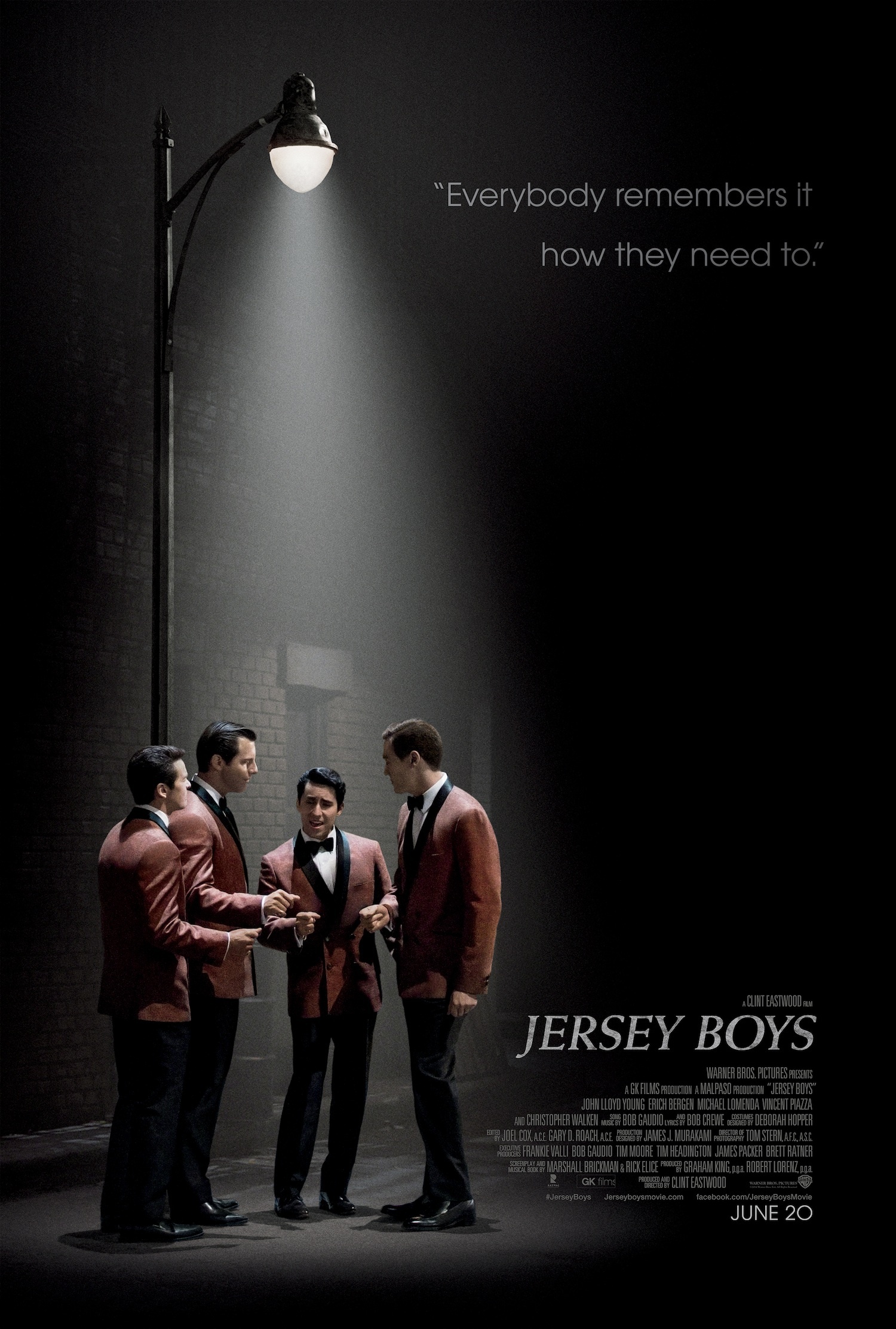 Poster chính thức đầu tiên từ Jersey Boys.