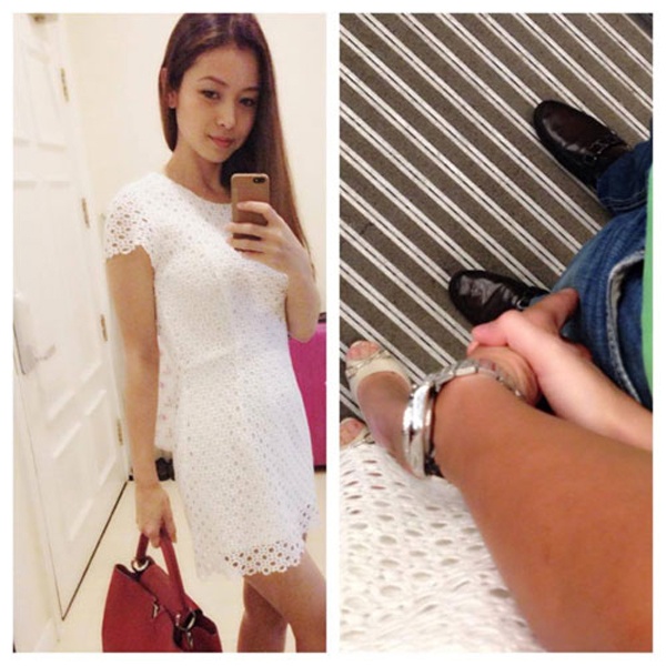 Dù đã có 2 con nhưng Jennifer Phạm không quên hâm nóng tình cảm vợ chồng với ông xã doanh nhân Đức Hải. Cách đây không lâu, Hoa hậu châu Á tại Mỹ đăng tải bức ảnh cô chuẩn bị đi xem phim với chồng và còn gọi anh là “người yêu”. 