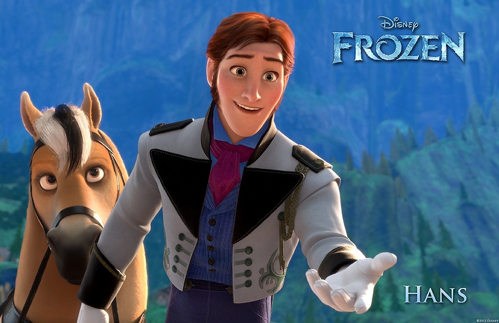 Theo dự định ban đầu, nhân vật Hans chỉ được nhắc đến qua lời kể của Anna cho Elsa.