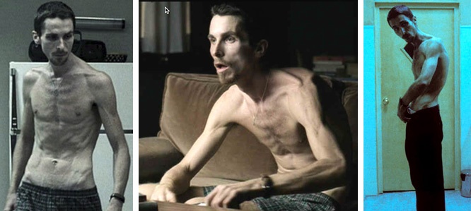 Chuyện thay đổi hình thể và cân nặng đã trở nên quá đỗi quen thuộc với Christian Bale bởi đây không phải là lần đầu tiên anh làm vậy. Để thủ vai trong bộ phim The Machinist (2004), Bale từng giảm từ 78 kg xuống còn… 50 kg, một kỷ lục tại Hollywood.