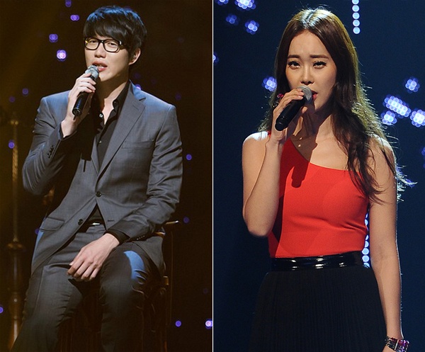 Sung Si Kyung và Baek Ji Young là 2 giọng ca ballad nổi tiếng của Hàn Quốc.