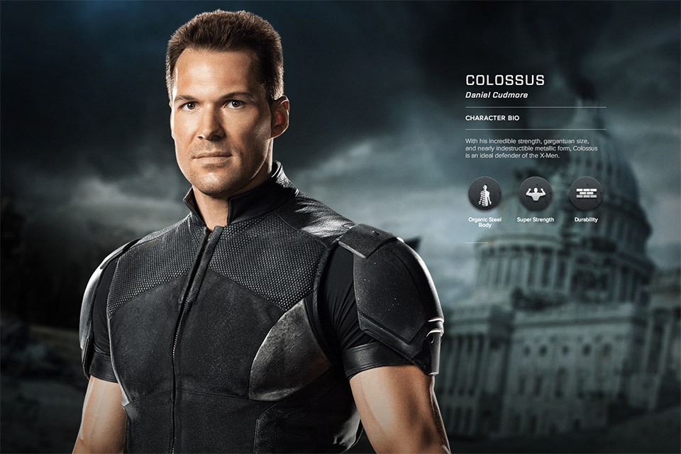 Với sức mạnh phi thường, kích thước to lớn và cơ thể gần như không thể bị phá hủy khi ở trạng thái kim loại, Colossus trở thành một lá chắn lý tưởng cho các dị nhân khác.