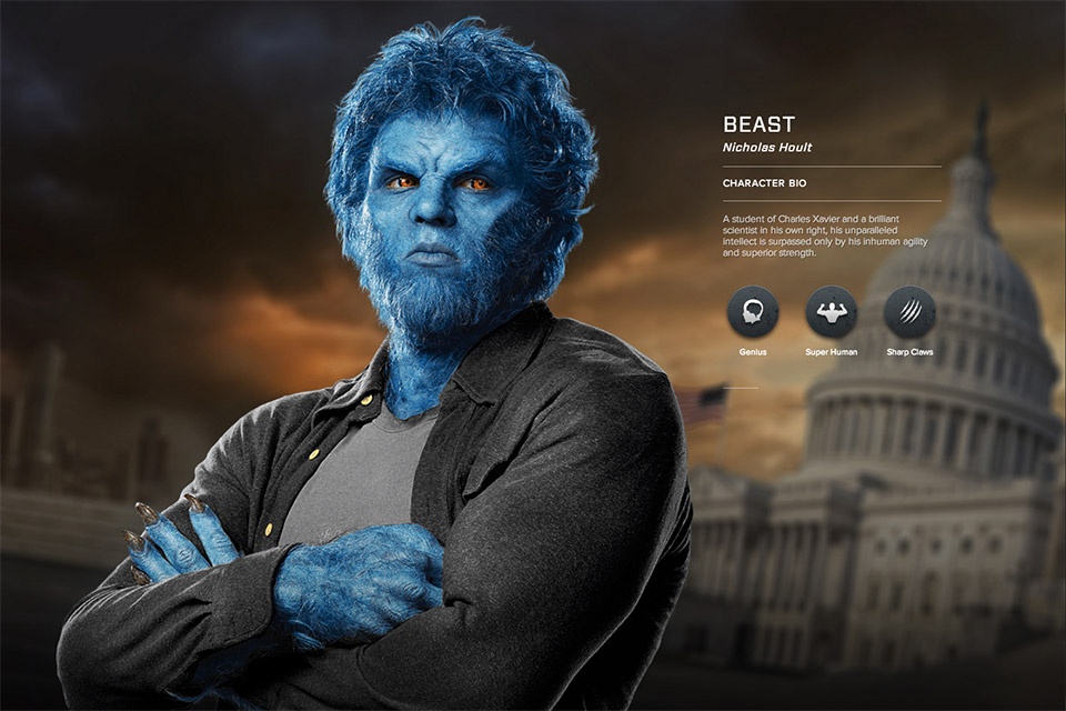 Là một học sinh và một nhà khoa học lỗi lạc, Beast chính là cánh tay phải của Charles Xavier. Trí tuệ vô song của Beast chỉ có thể bị vượt qua bởi tốc độ siêu phàm và sức mạnh vượt trội của bản thân.