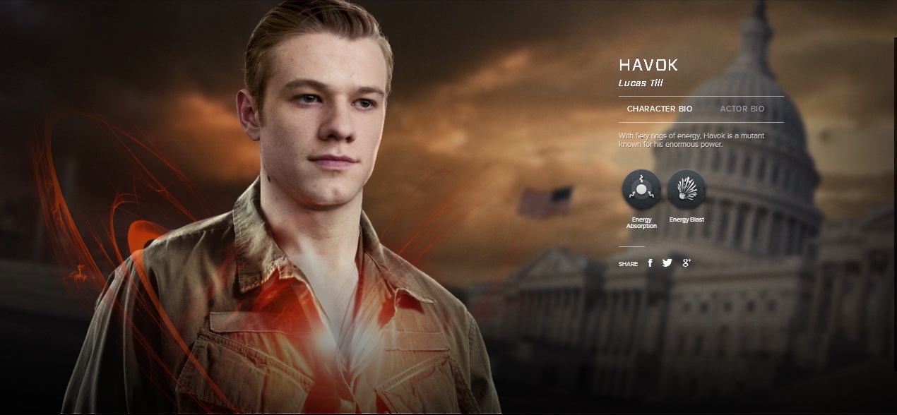 Với những vòng năng lượng lửa, Havok được biết đến với luồng sức mạnh khủng khiếp mà anh có thể tạo ra.