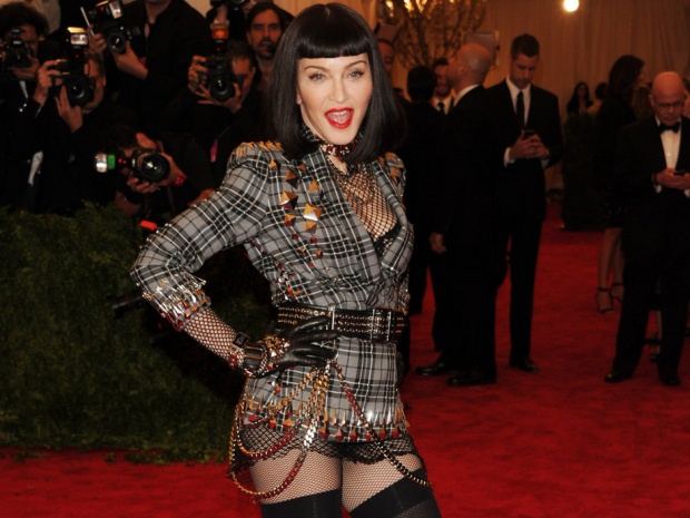 Madonna tại Met Gala năm ngoái.
