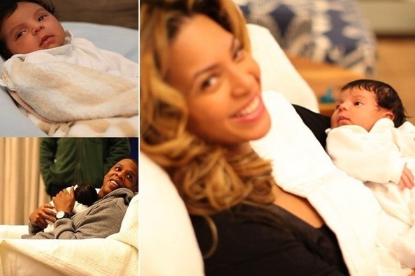 Cô bé Blue Ivy Carter được bố mẹ Jay Z và Beyonce chào đón vào tháng 1/2012. Không lâu sau khi ra đời, hình ảnh Ivy được rapper Jay Z tung lên trang Tumblr cá nhân, giới thiệu con gái đầu lòng với cộng đồng mạng.