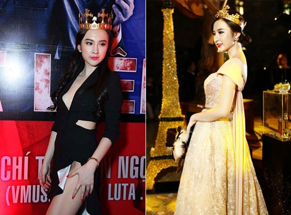 Ước mơ thi Hoa hậu từ nhỏ, hè năm ngoái, dù vướng phải scandal dao kéo, bỏ học từ năm lớp 9 nhưng “bà mẹ nhí” Angela Phương Trinh vẫn khẳng định: “Năm sau (2014) sẽ thi Hoa hậu”. Trên trang cá nhân, nữ diễn viên trẻ cũng thể hiện kế hoạch này trong một status, bên cạnh đó trong những sự kiện giải trí, Angela Phương Trinh không ít lần lấy vương miện làm phụ kiện cho trang phục. 