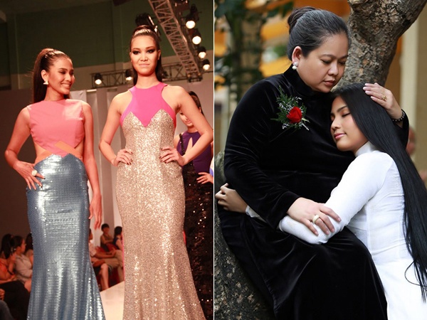 MC Nguyệt Ánh của chương trình 3 lần xin lỗi khán giả để màn kết được thực hiện lại cho việc ghi hình lên sóng. Tuy nhiên khi tới lần 3, phía sau cánh gà xuất hiện những lời tranh cãi giữa các người mẫu xoay quanh vị trí veddette. Theo MC Nguyệt Ánh, vụ ồn ào là do mẹ của Trương Thị May với các trợ lý, quản lý và ngay từ đầu Thùy Dung đã được chọn làm veddette, vì lý do nào đó mà mẹ của Trương Thị May không đồng ý và nảy ra tranh cãi. Từ những ngày đầu cô lên ngôi Á hậu, Trương Thị May đã có mẹ đồng hành. Mọi hoạt động nghệ thuật của người đẹp đều có mẹ giám sát, ngay cả việc trả lời phỏng vấn với báo chí.  