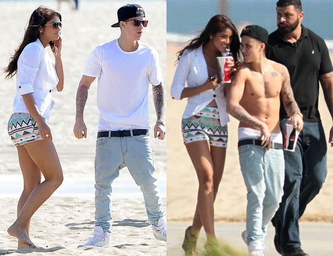 Justin Bieber và bạn gái tin đồn Yovanna Ventura.
