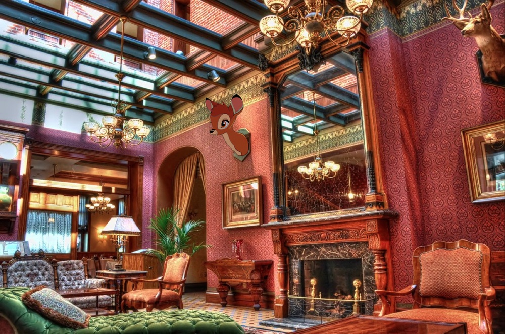 Khả năng chú nai Bambi bị “săn đầu làm kiểng” như thế này ở ngoài đời thực là cực lớn.