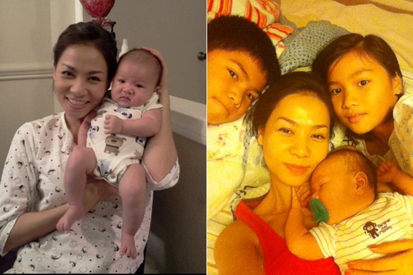 Năm 2011, thời điểm chưa kết hôn, Thu Minh từng gây xôn xao về tin đồn có con, hình ảnh cô và một bé trai xuất hiện bất ngờ trên trang cá nhân với dòng chú thích: “Con trai tôi thật đáng yêu”.  