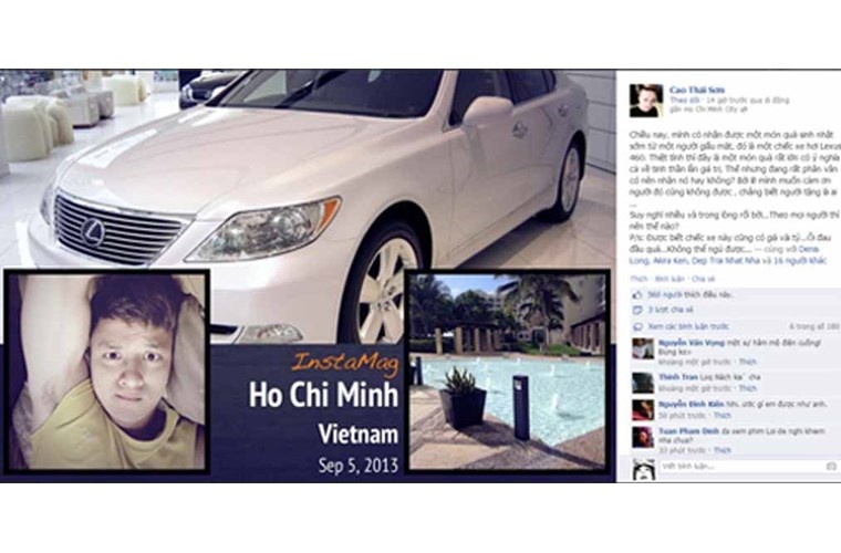 Theo giới trong nghề, để chứng minh “chuẩn man”, Cao Thái Sơn không ngại dựng nên những câu chuyện tình ái với các người đẹp như ca sĩ Quế Vân, người mẫu Hồng Quế, diễn viên Bảo Phương, Cao Thùy Dương. Ngoài ra, nam ca sĩ 28 tuổi còn đưa ra những câu chuyện như được fan cuồng tặng xe tiền tỷ, rút lui khỏi showbiz,… Hiện giờ, nhắc đến Cao Thái Sơn, khán giả hình dung ra được chàng ca sĩ có thực lực nhưng thích gây chú ý bằng chiêu trò. 