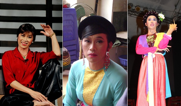 Cho tới đóng vai những người phụ nữ quê mùa giản dị.