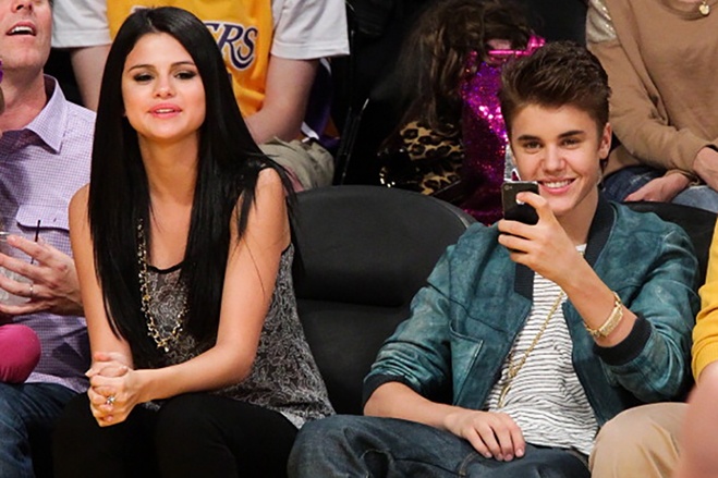 Cặp đôi một thời Selena Gomez - Justin Bieber.