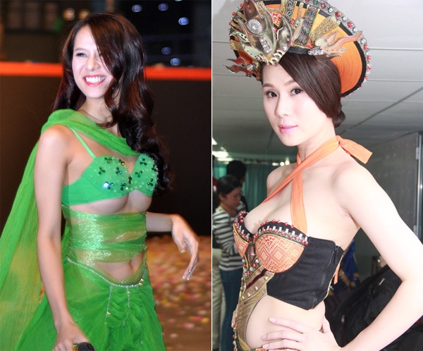 Năm 2012, người mẫu Thái Hà gây chú ý khi bị cơ quan chức năng phạt 5 triệu đồng vì vô ý để lộ ngực trong một sự kiện. Kể từ đó cô được biết tới như một trong những người mẫu sở hữu vòng 1 đầy đặn. Trong nhiều dịp xuất hiện, Thái Hà cũng mang tới những bộ cánh gợi cảm, khoe vóc dáng thanh mảnh với bộ ngực bắt mắt.