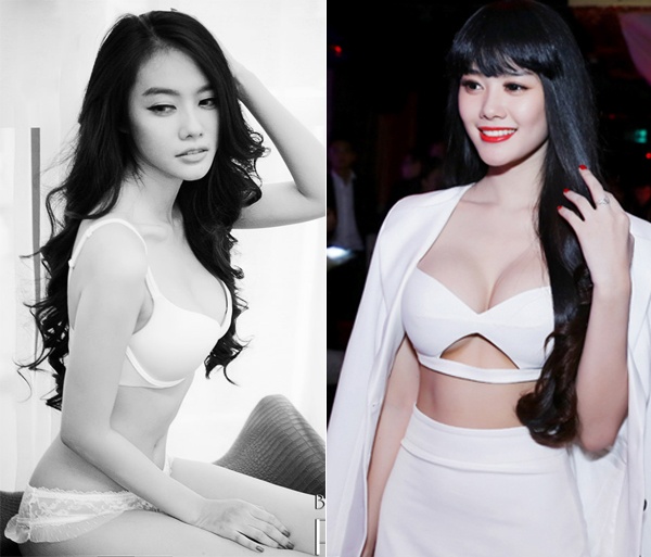 Chân dài khẳng định tút tát lại bộ ngực vì mục đích công việc chứ không muốn gây scandal. Theo nhiều khán giả nhận xét bộ ngực khủng không phù hợp với vóc dáng và gương mặt hiền lành của Linh Chi.