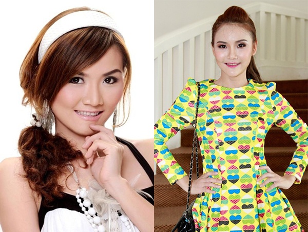 Cựu thành viên nhóm Mây Trắng Anh Thúy vừa tái xuất showbiz sau một thời gian solo không hiệu quả. Cô được biết đến qua scandal đeo mặt nạ giả danh Huyền Minh tại cuộc thi X Factor khiến dư luận xôn xao.Sau khi vụ việc chìm xuống, Anh Thúy tiếp tục gây chú ý khi công khai việc phẫu thuật thẩm mỹ gương mặt. 