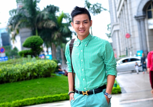 Hoai Lam hat 'Trai tim ben le' hinh anh