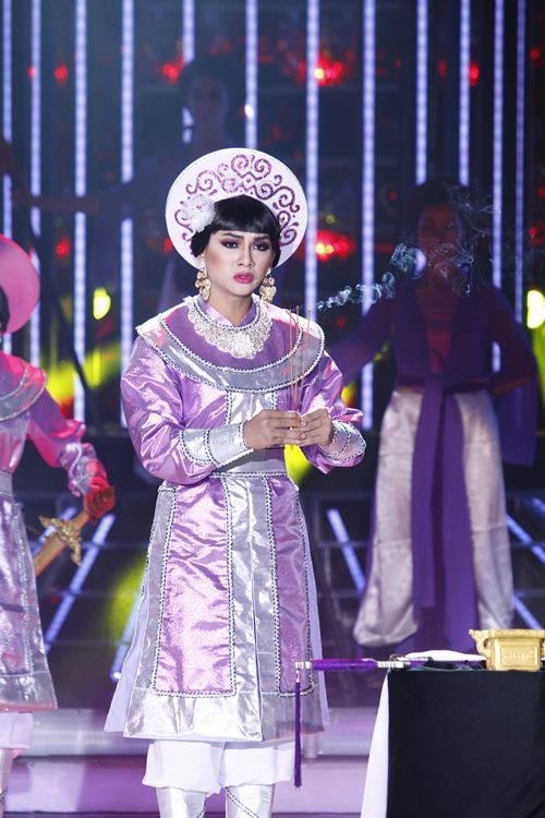 Hoài Lâm trong chương trình Gương mặt thân quen.