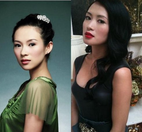 Ngải Khiết được coi là có ngoại hình giống Chương Tử Di nhất trong số 3 diễn viên đóng thế.