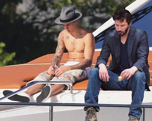 Justin Bieber bi che anh buon ba hinh anh