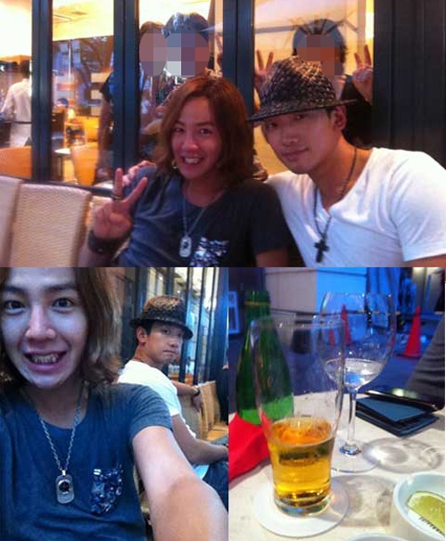 Jang Geun Suk và Bi Rain.