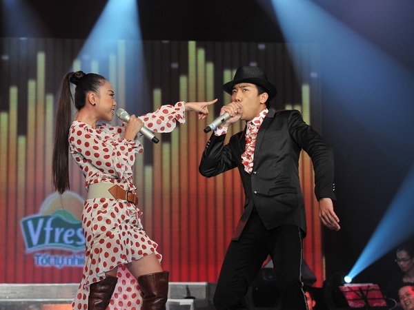 Tran Thanh tro tai beat box trong ca khuc 