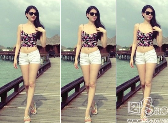 Thân hình chữ S cùng đôi chân