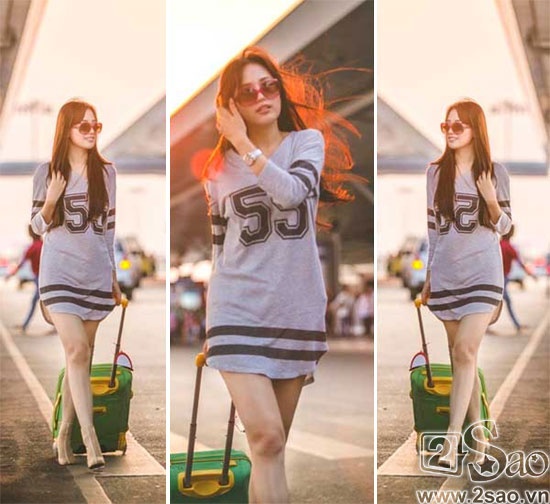 Mai Phương Thúy cực sexy khoe đôi chân trắng nõn nà và tròn trịa.