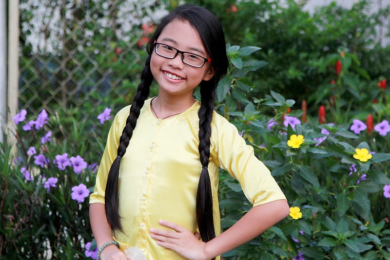 Ca sĩ nhí Phương Mỹ Chi.