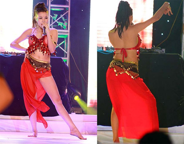 Màn trình diễn sau đó của các người đẹp như Trà Ngọc Hằng, Phi Thanh Vân,… cũng không khá khẩm hơn Angela Phương Trinh là bao.