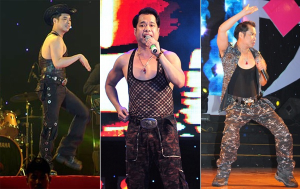 Trong buổi họp báo liveshow mới đây, Ngọc Sơn xuất hiện với hình ảnh khá bảnh bao, kín đáo. Trước đó, phục trang biểu diễn của nam ca sĩ thường là áo ba lỗ, áo lưới, trang phục ôm sát khoe tối đa thân hình cùng lối biểu diễn bị khán giả nhận xét phản cảm.