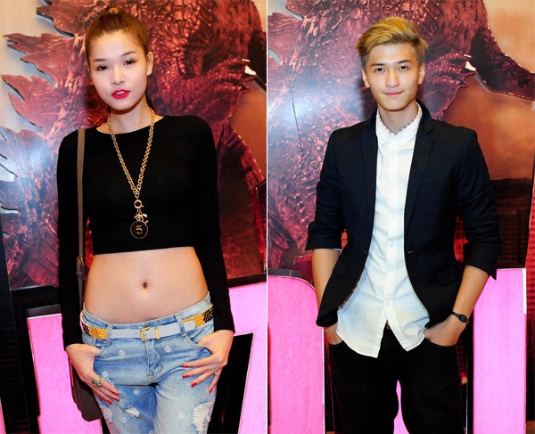 Tiếp đó hồi giữa tháng 5 vừa qua, tại sự kiện ra mắt bộ phim Hollywood Godzilla, Huỳnh Anh và Kỳ Hân vẫn tiếp tục lảng tránh nhau. 