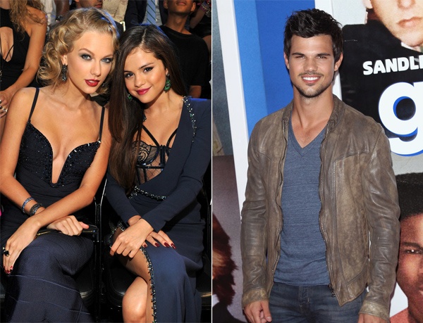 Riêng Taylor Swift còn đáng chú ý hơn bởi cô và bạn thân Selena Gomez đều “kết” nam diễn viên Taylor Lautner trong khoảng thời gian khá gần nhau. Taylor có 3 tháng vui vẻ bên tài tử trẻ vào cuối năm 2009 trong khi đó Selena từng hé lộ mùa xuân cùng năm 2009, cô với Taylor cặp kè khi anh đóng bộ phim New Moon ở Canada. 