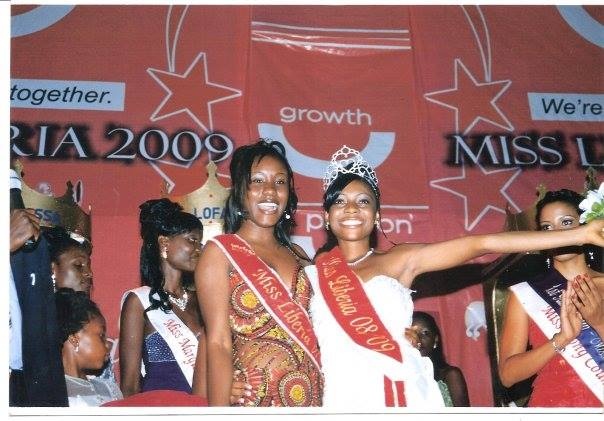 Shurina Rose Wiah tại cuộc thi Miss Liberia năm 2009.