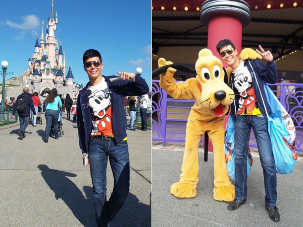 Nhân chuyến về Pháp thăm nhà, nam ca sĩ Nathan Lee đến Disneyland Paris – nơi anh từng tới đây dạo chơi từ thời bé. Là fan của những bộ phim Walt Disney nên dù trưởng thành nhưng Nathan Lee vẫn thích thú khi đến Disneyland. 