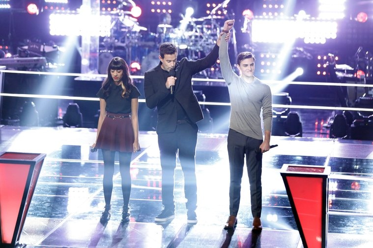 Thi sinh The Voice My chet lang khi phai ra ve hinh anh